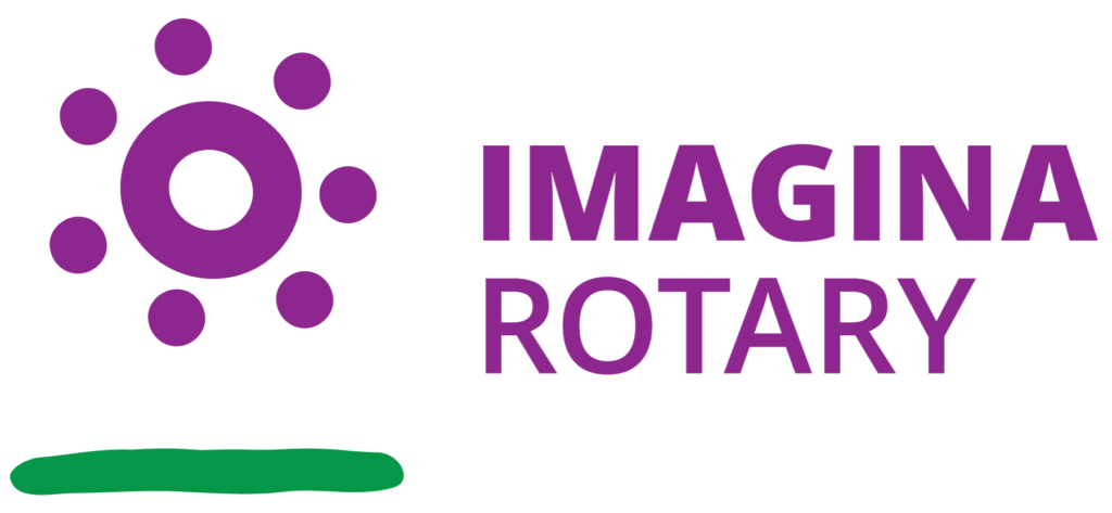 Logotipo del lema presidencial 2022-2023 Imagina Rotary